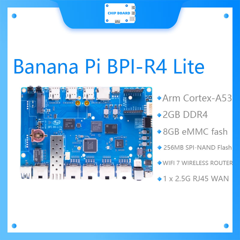 Bananapi Bpi R4 Wifi 7 - Banana Pi BPI-R4 Lite est doté