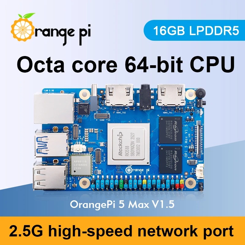 RoRuS Orange Pi 5 Max 16 Go V1 - Rk3588 Mini Pc Board avis et prix