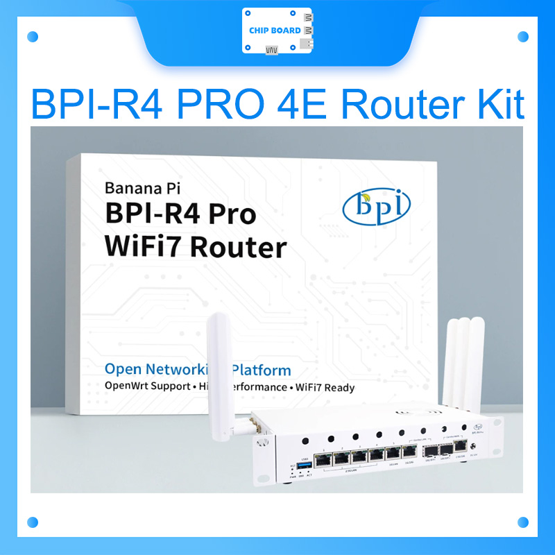 Kit routeur Banana Pi BPI-R4 P - Bananapi Bpi R4 Wifi 7 avis et prix